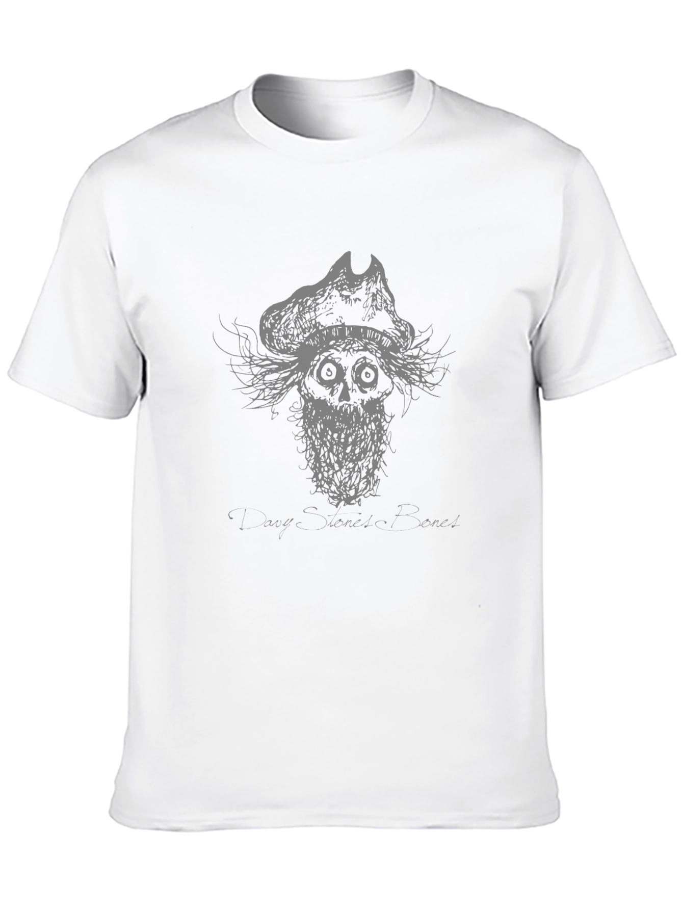 Skull Pirate Graphic Black T-Shirt