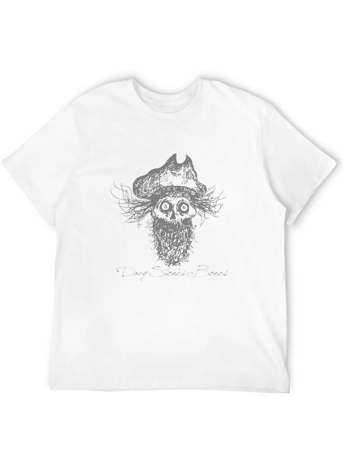 Skull Pirate Graphic Black T-Shirt
