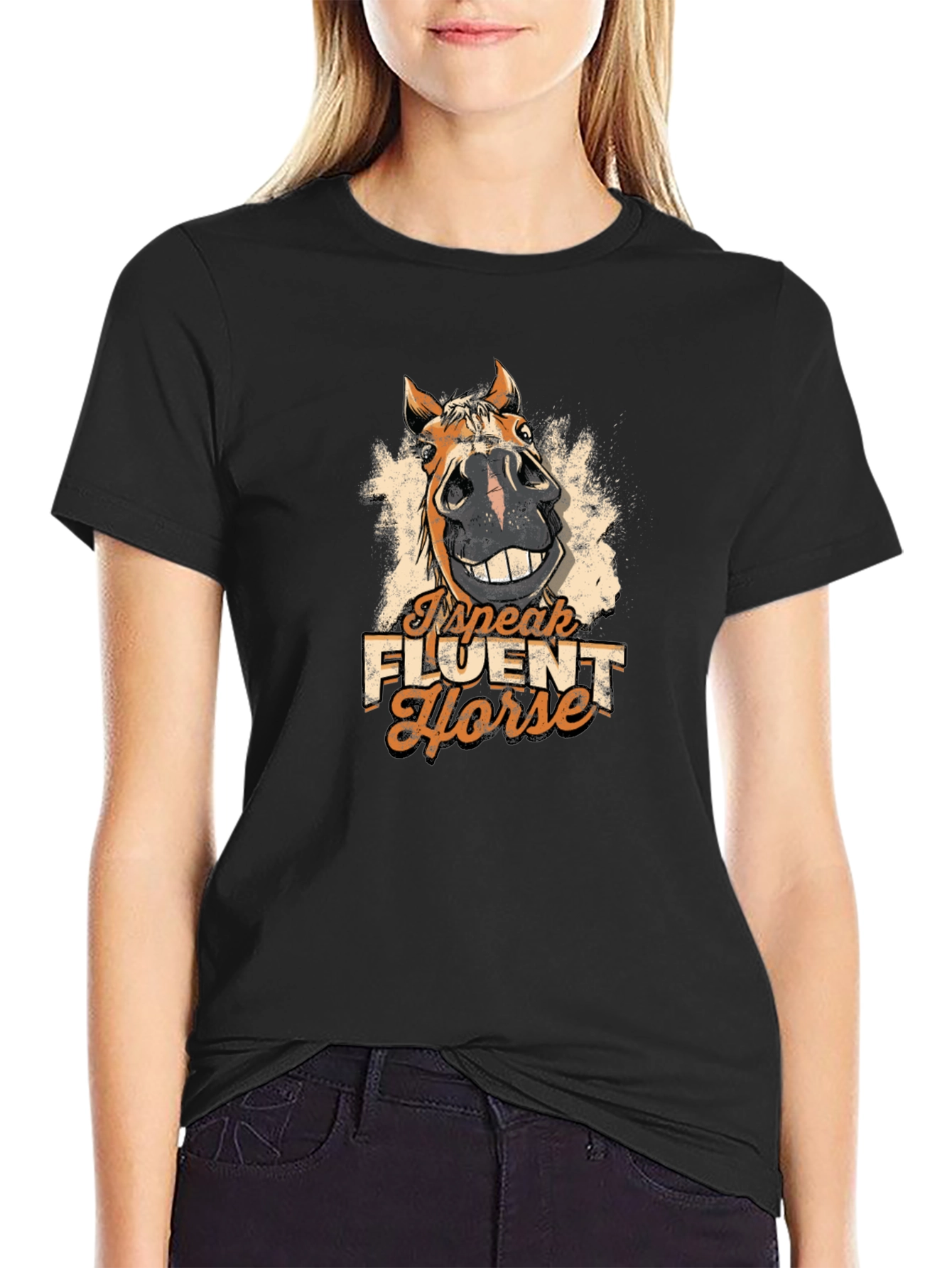 I Speak Fluent Horse Graphic Tee