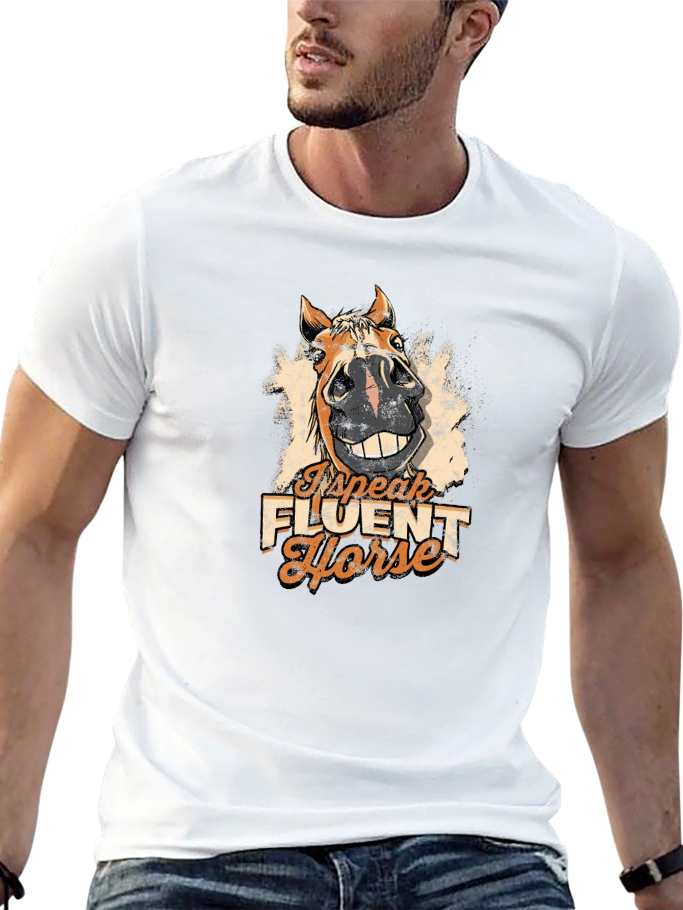 I Speak Fluent Horse Graphic Tee