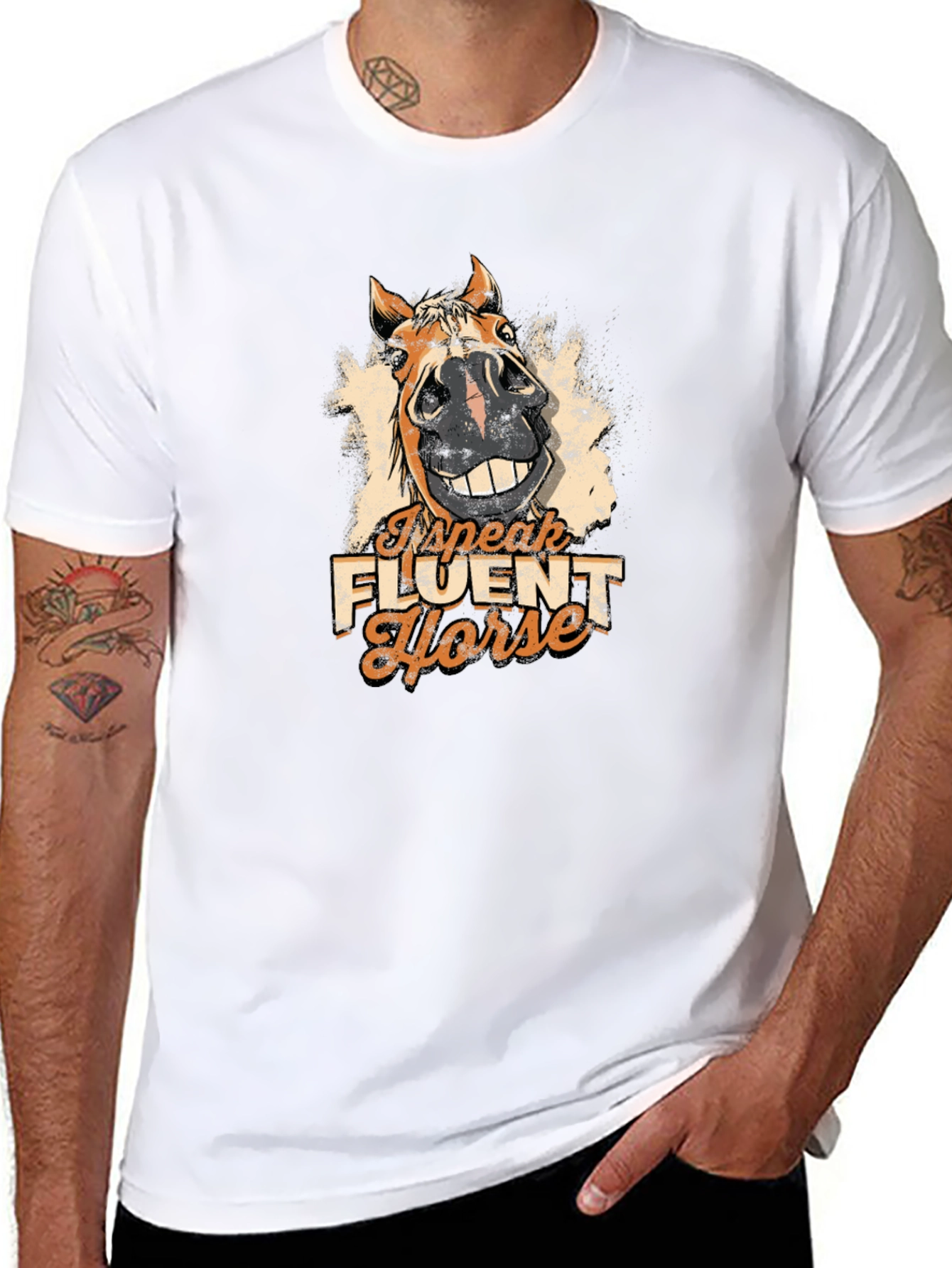 I Speak Fluent Horse Graphic Tee