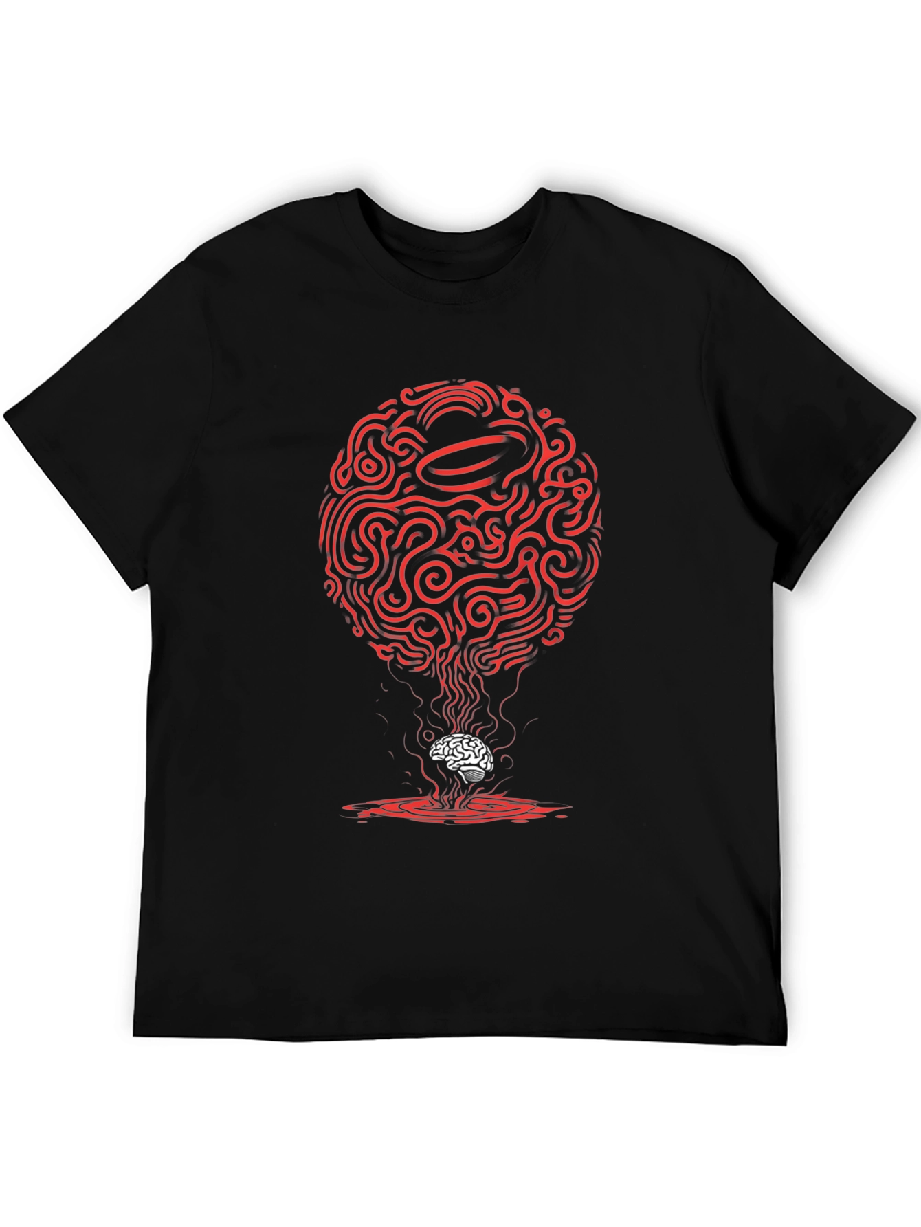 Brain Power T-Shirt: Abstract Mind Design
