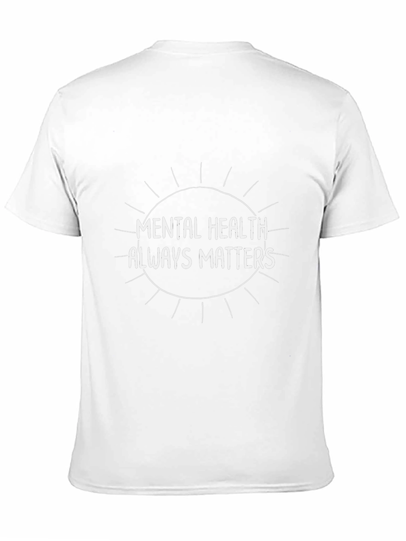 Mental Health Matters Graphic Tee - Unisex Black T-Shirt