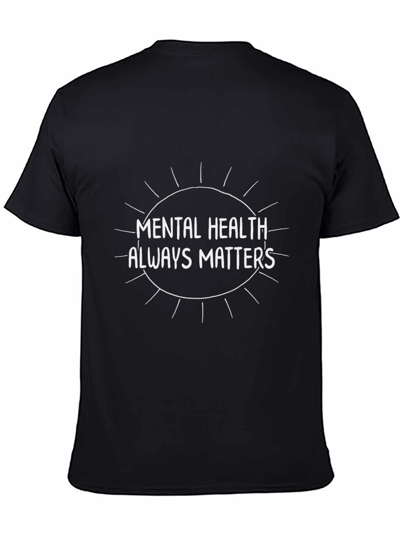 Mental Health Matters Graphic Tee - Unisex Black T-Shirt