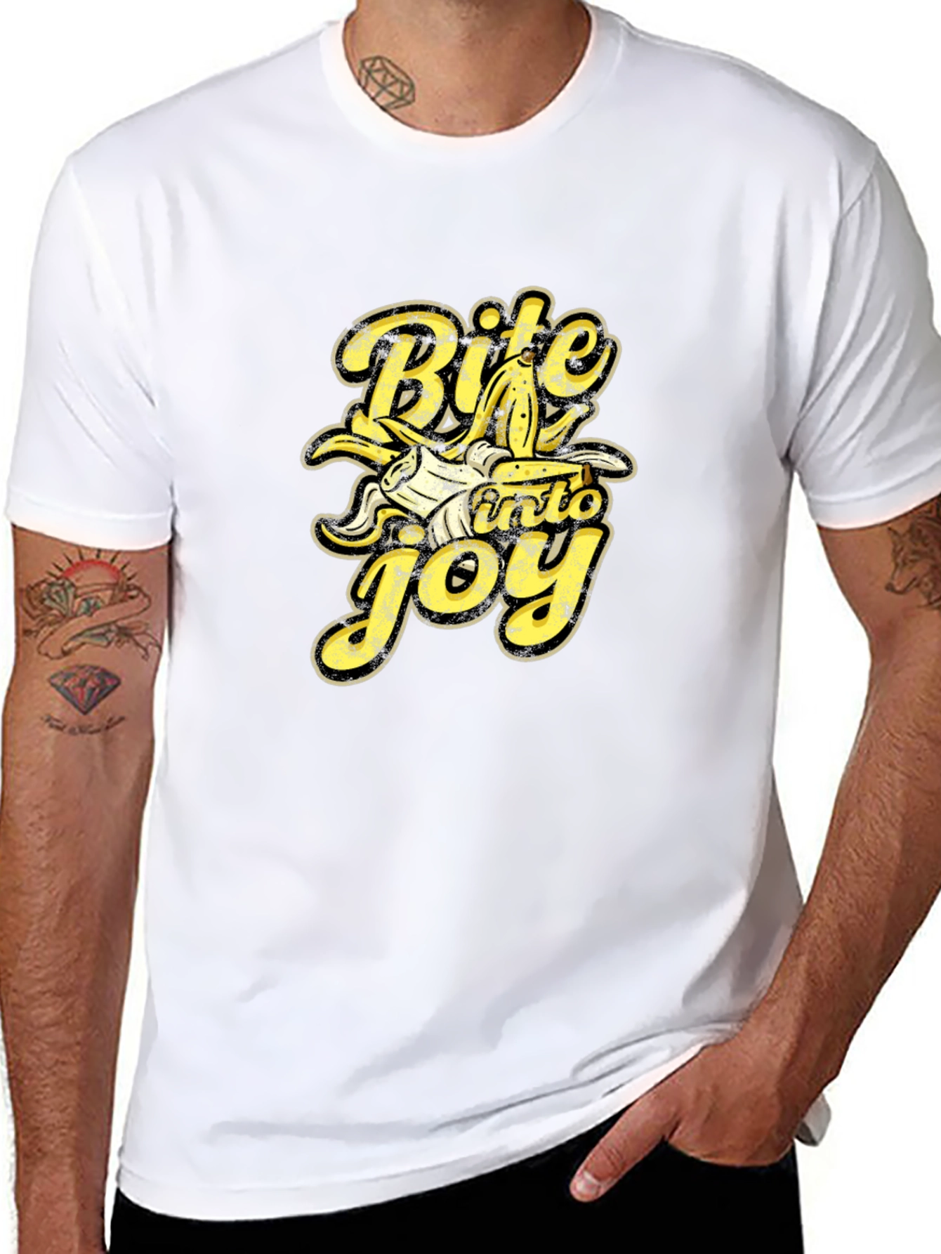 Bite Into Joy Banana Graphic Tee
