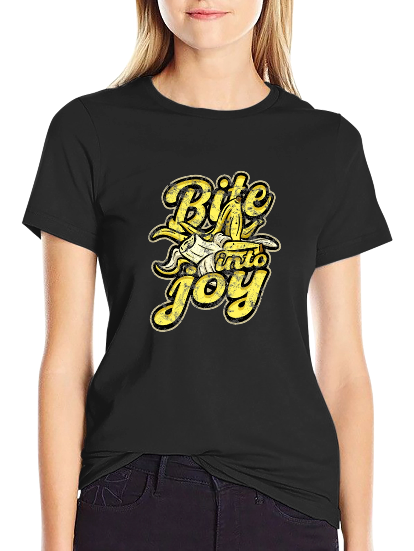Bite Into Joy Banana Graphic Tee