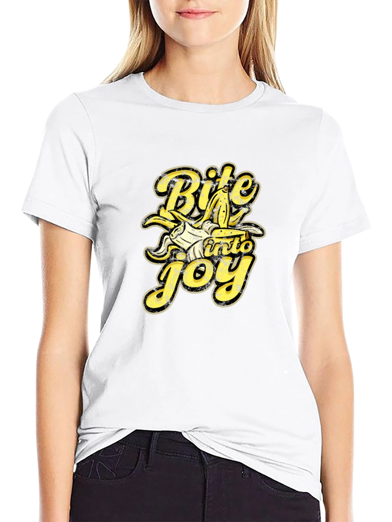 Bite Into Joy Banana Graphic Tee