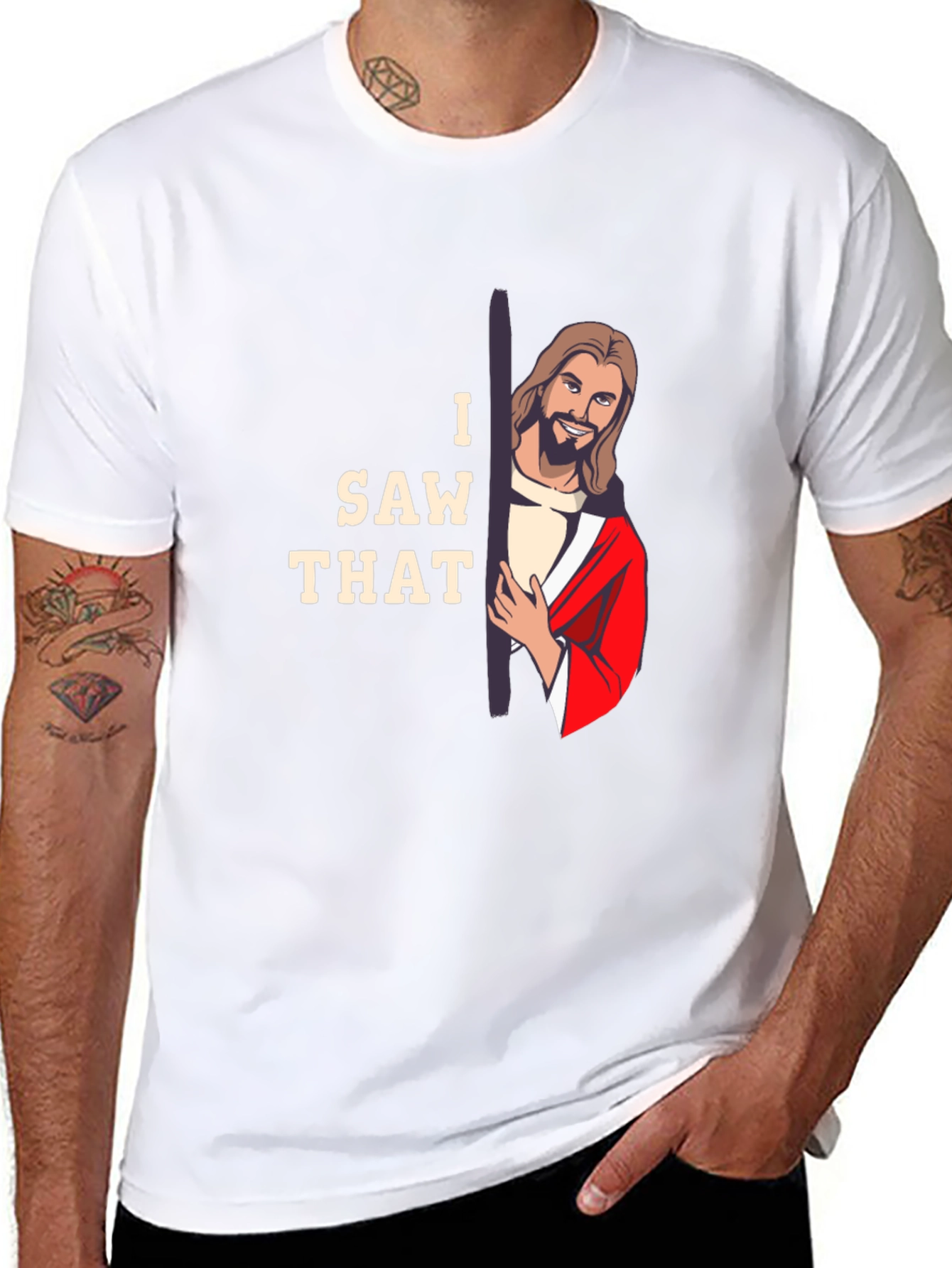 I Saw That Jesus Graphic T-Shirt