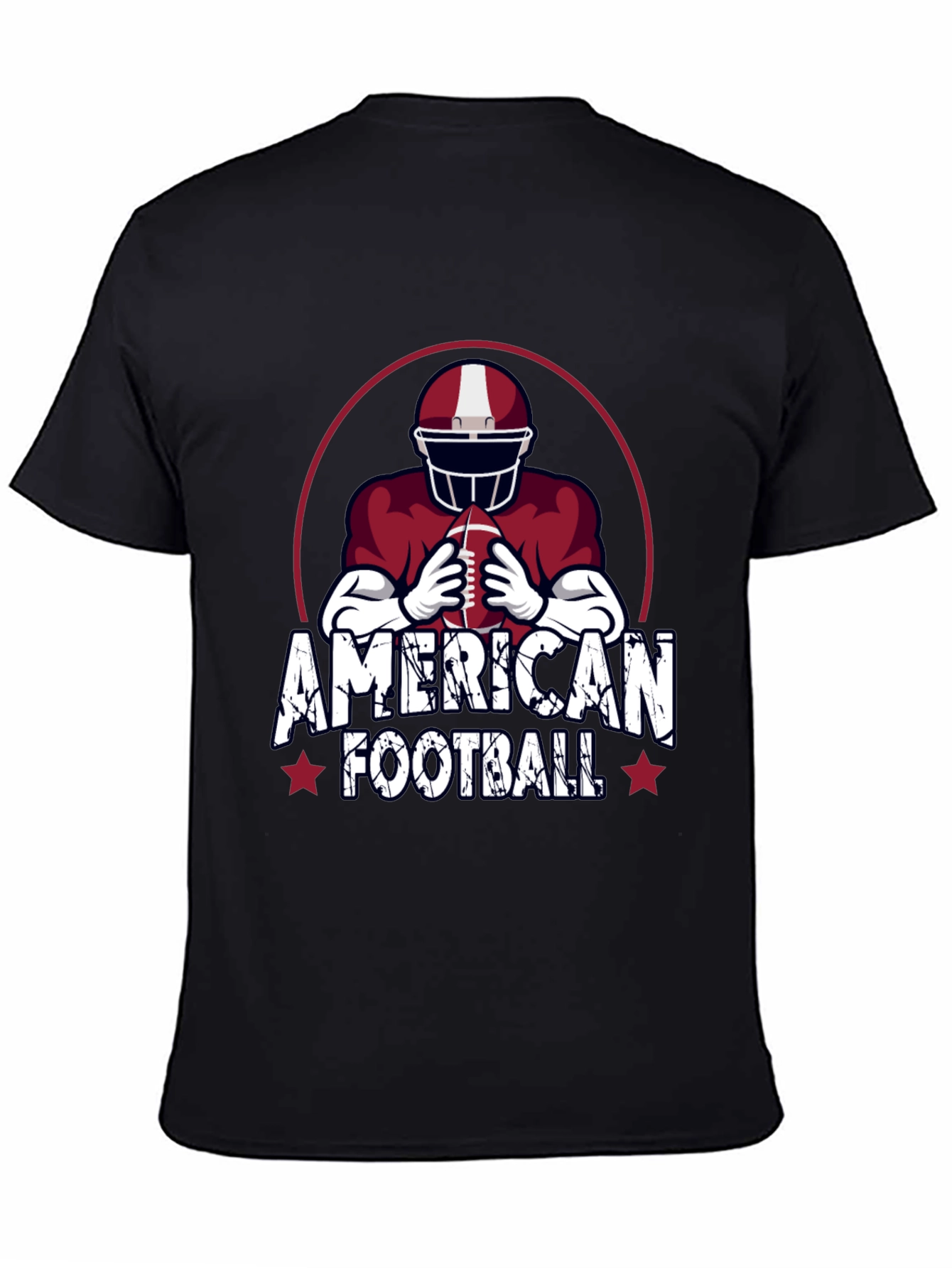 American Football Graphic T-Shirt for Men
