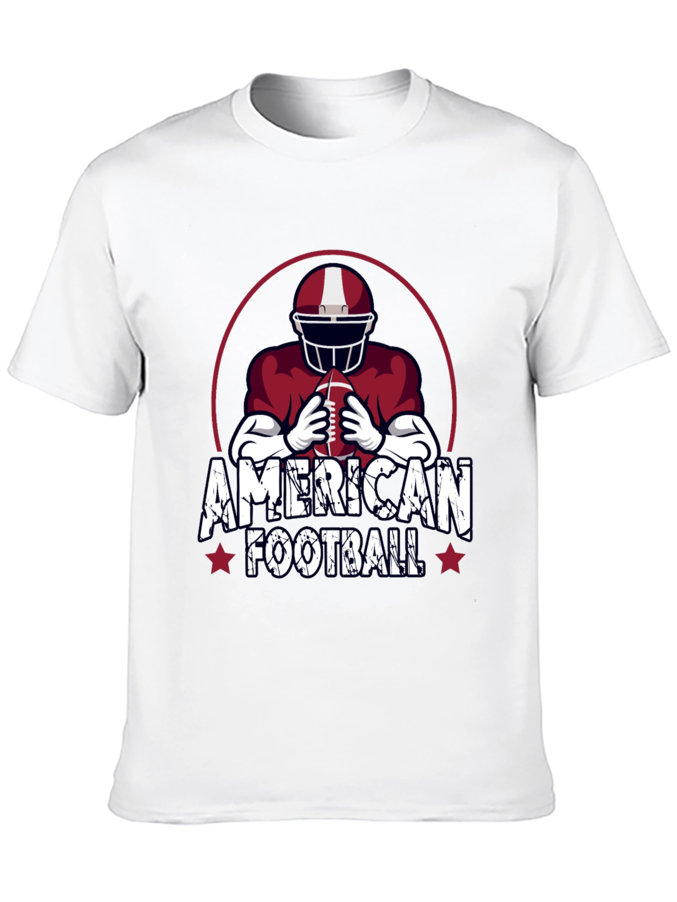 American Football Graphic T-Shirt for Men