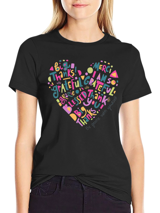 Grateful Heart Graphic T-Shirt