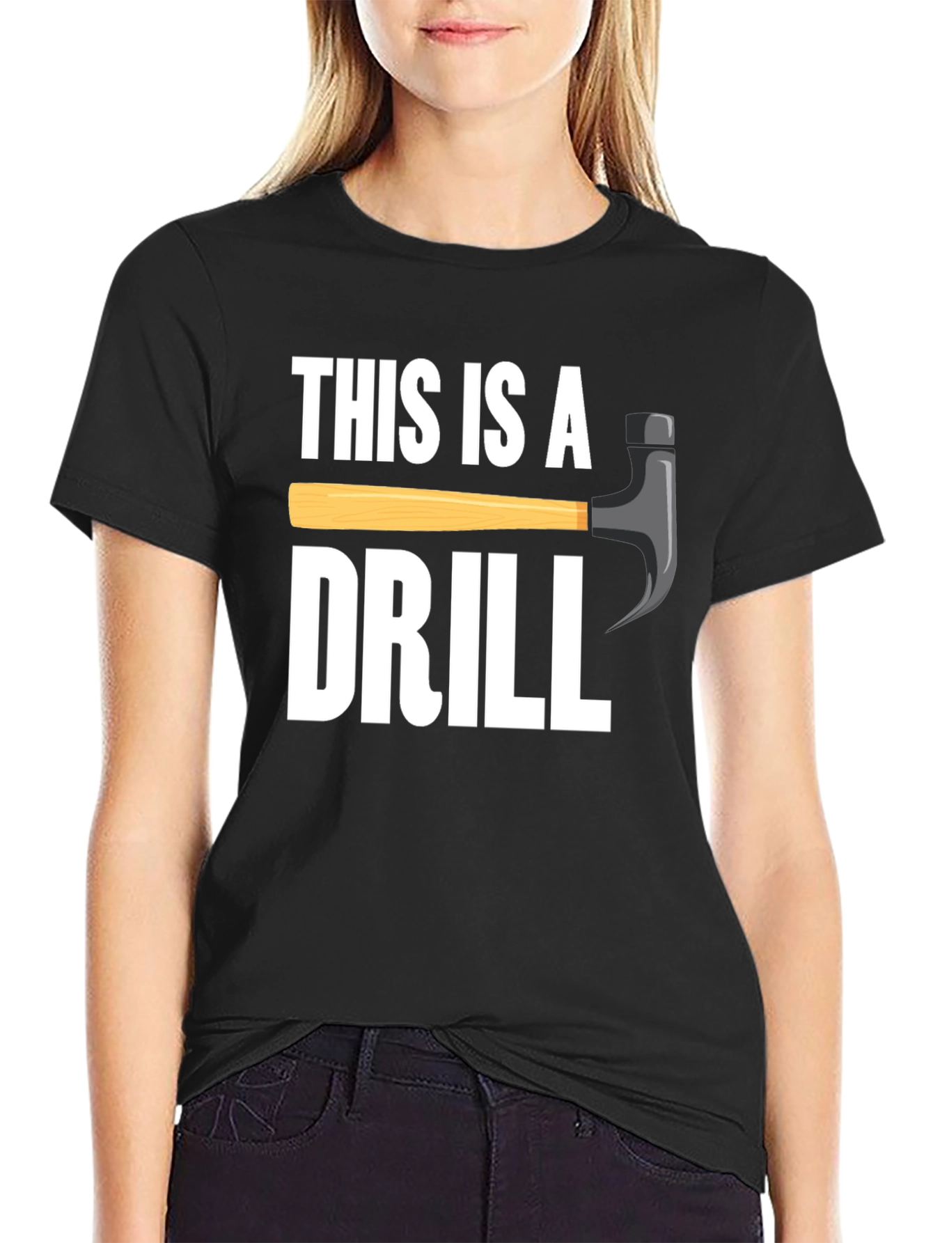 This is a Drill Funny Graphic Tee