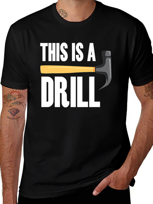 This is a Drill Funny Graphic Tee