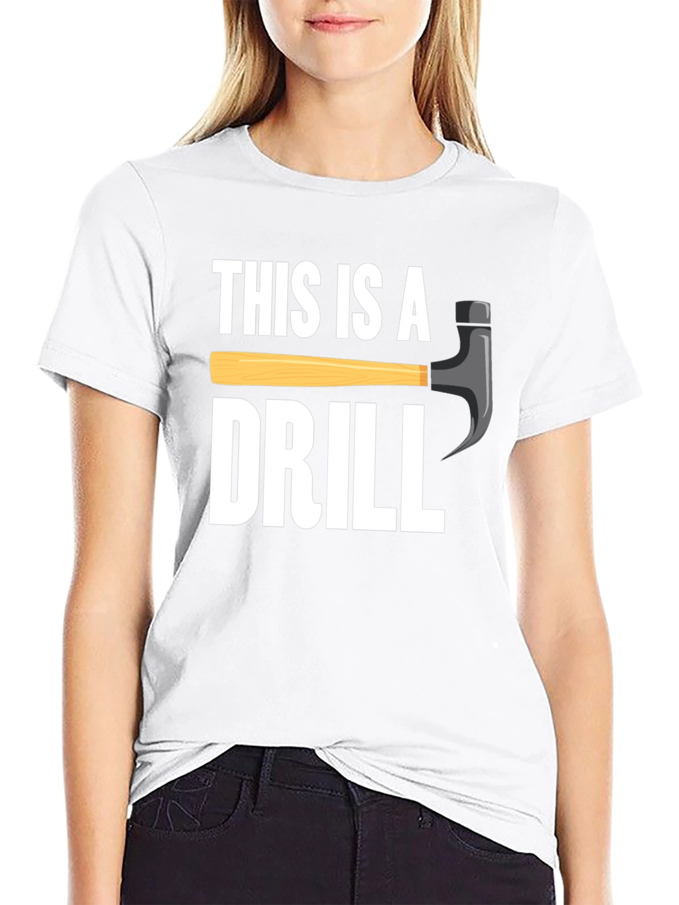 This is a Drill Funny Graphic Tee
