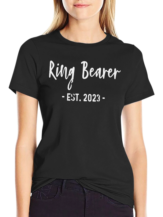 Ring Bearer EST. 2023 Wedding T-Shirt