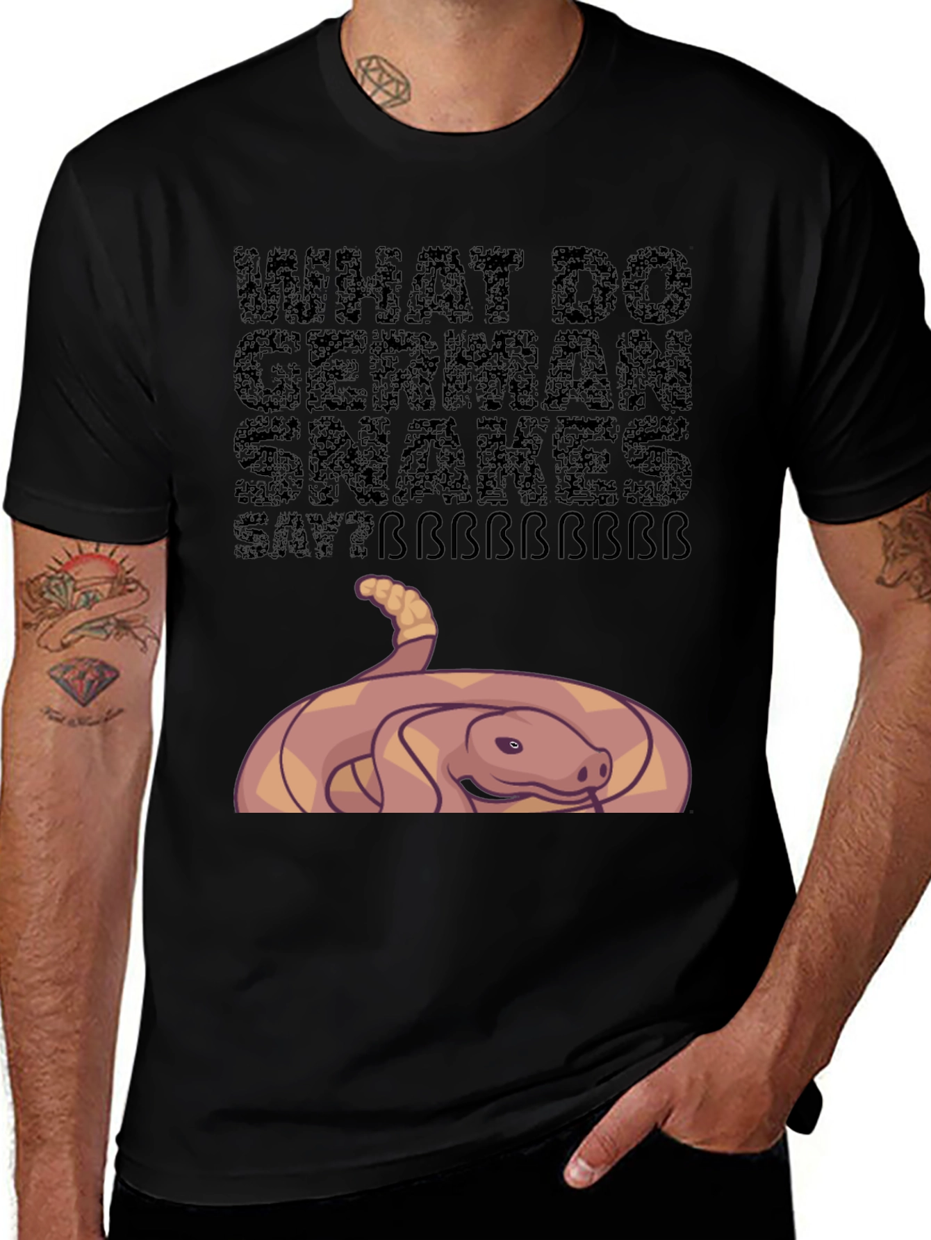 Funny German Snake T-Shirt