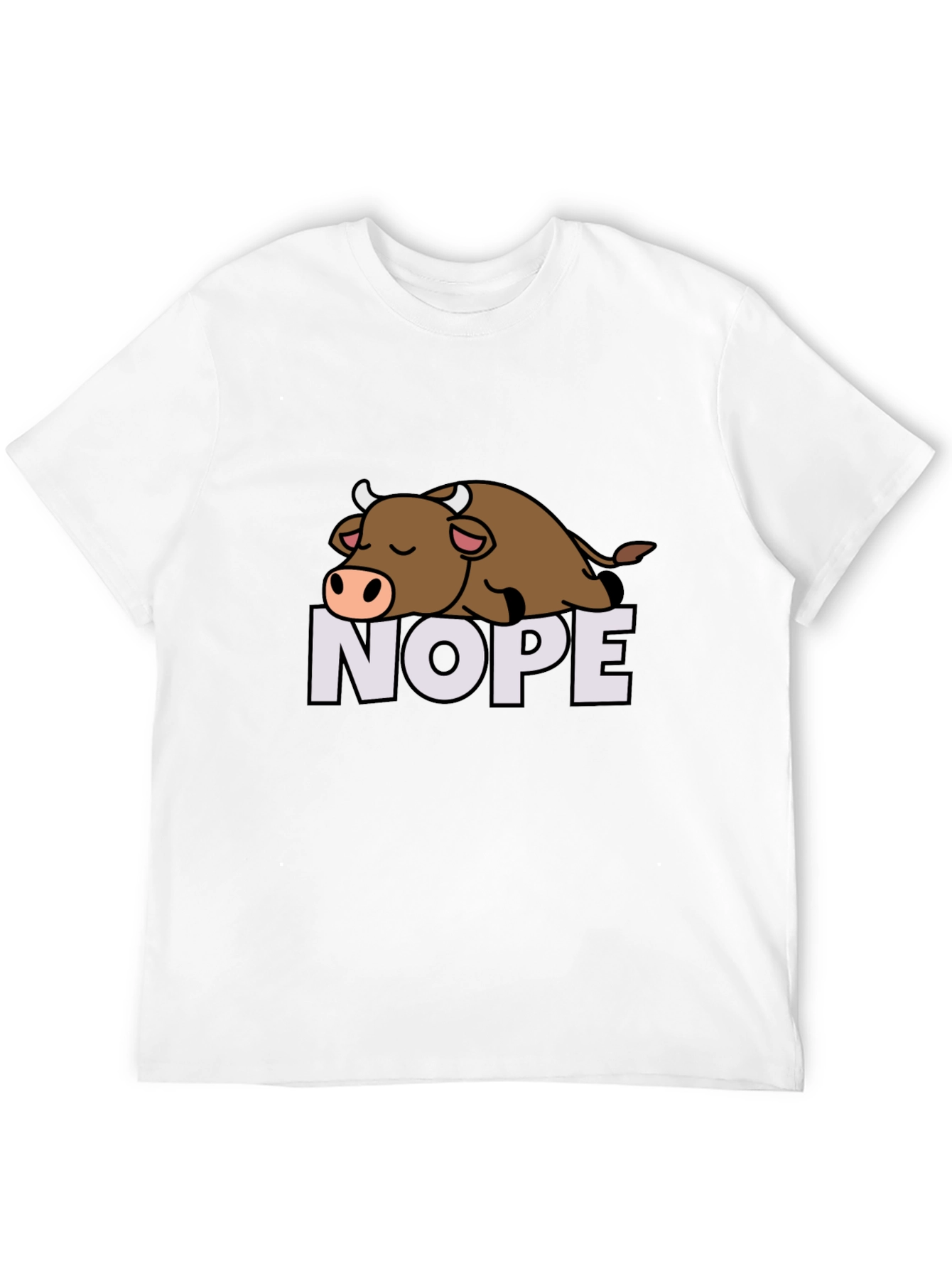 Nope Nap Cow Tee - Lazy Days T-Shirt