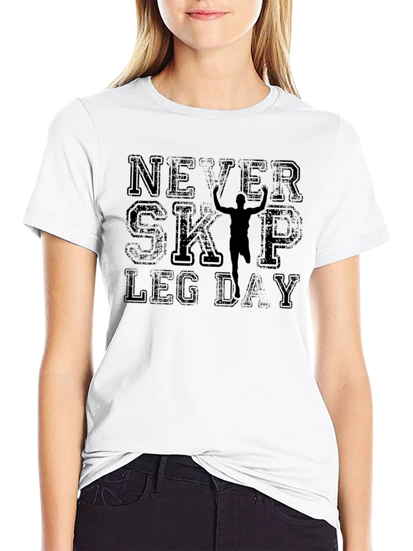 Never Skip Leg Day Graphic T-Shirt