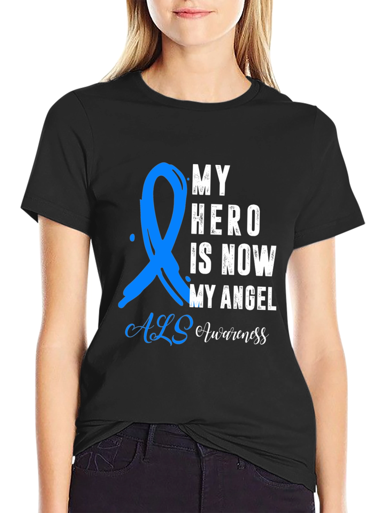 ALS Awareness T-Shirt: My Hero My Angel