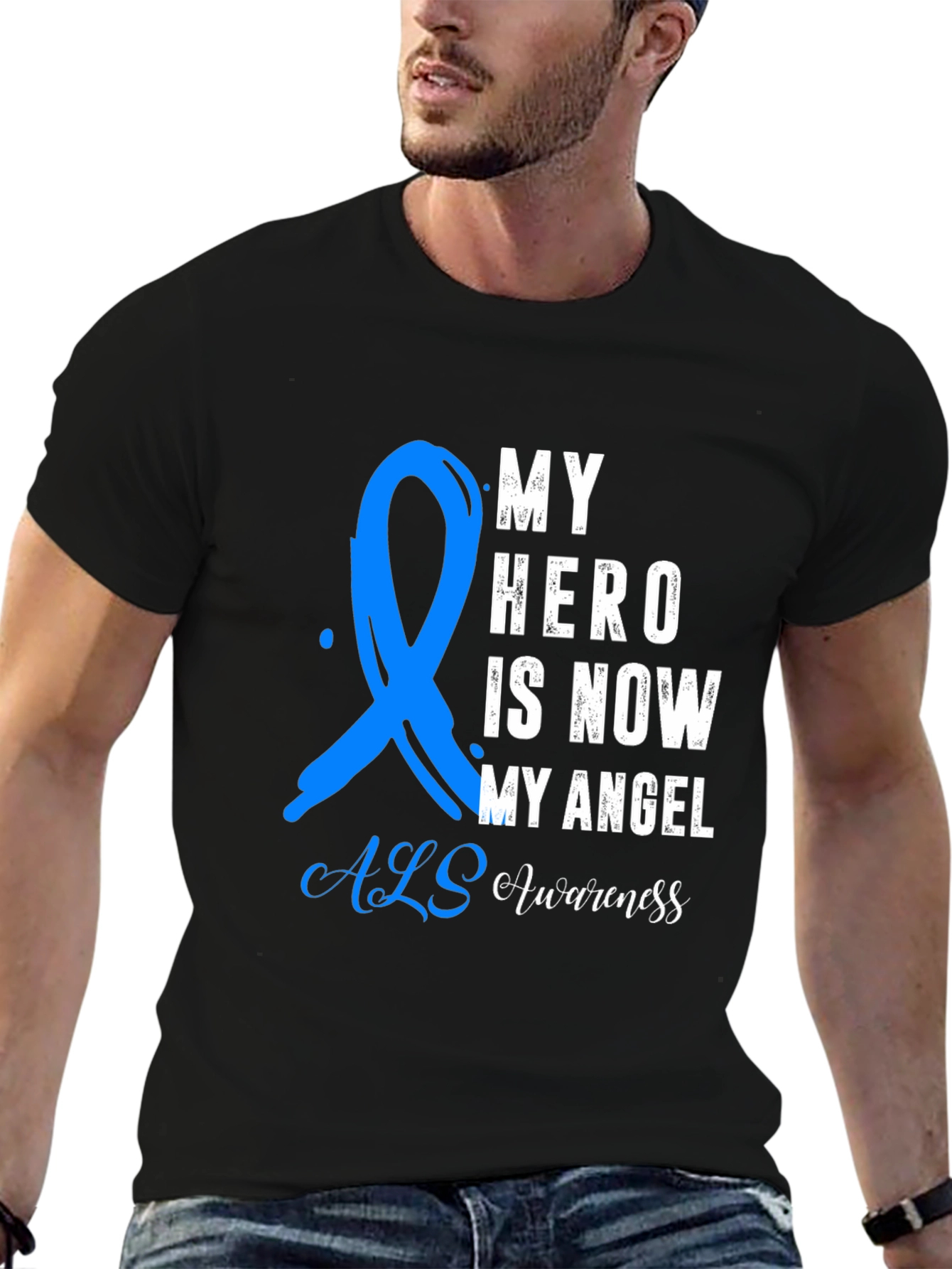 ALS Awareness T-Shirt: My Hero My Angel