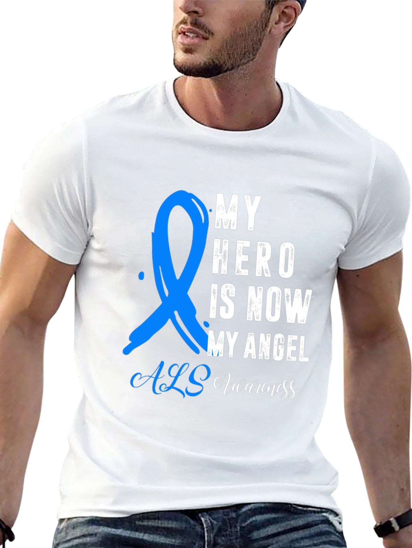 ALS Awareness T-Shirt: My Hero My Angel