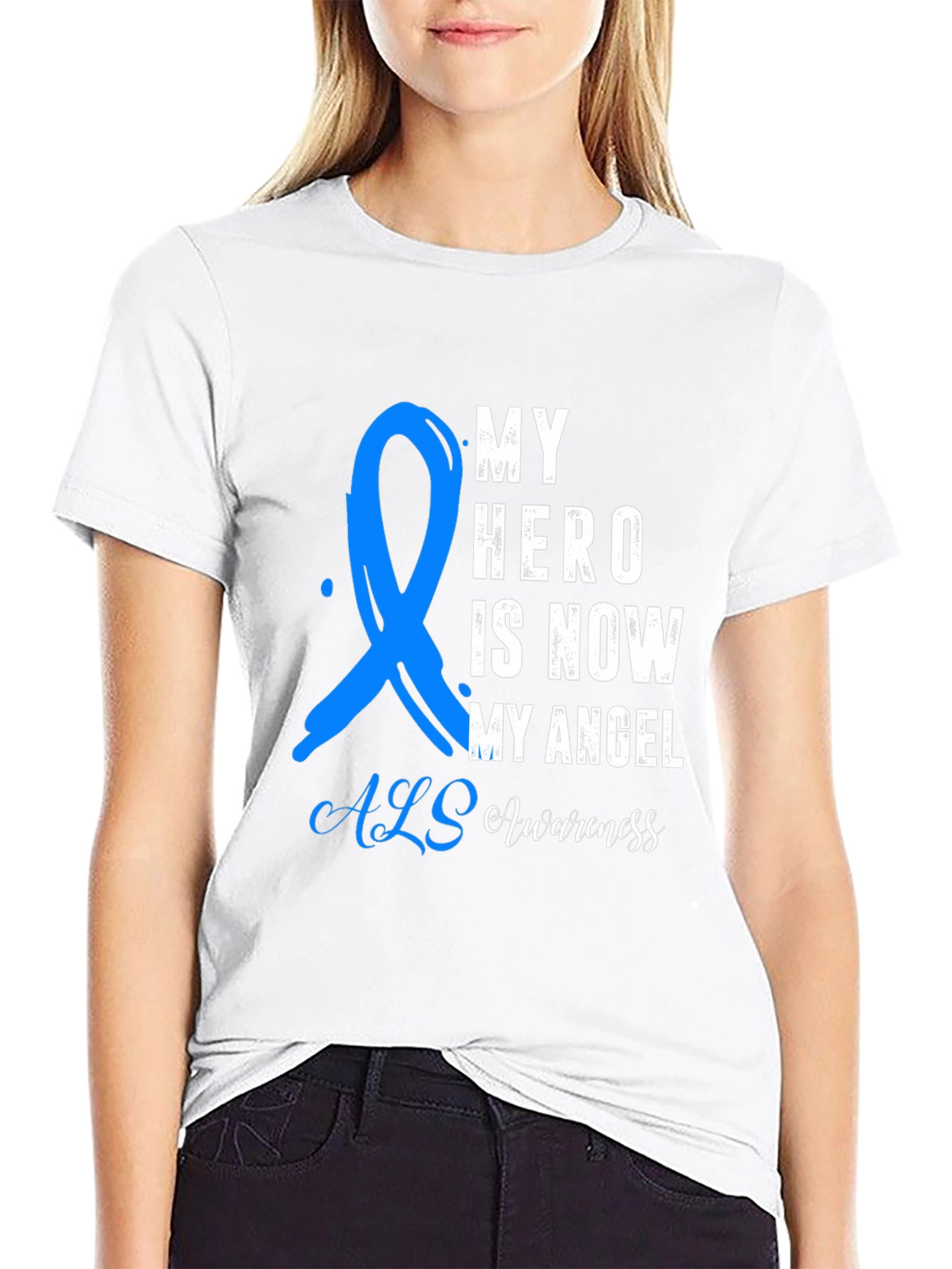 ALS Awareness T-Shirt: My Hero My Angel