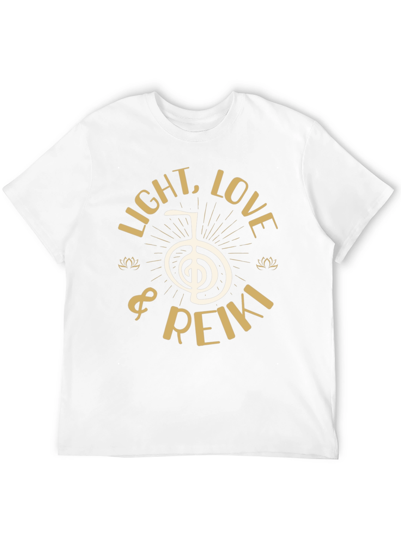 Light Love & Reiki Graphic T-Shirt - Black