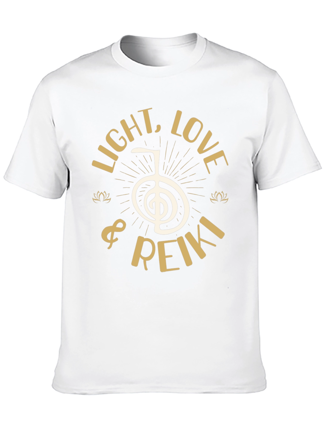 Light Love & Reiki Graphic T-Shirt - Black