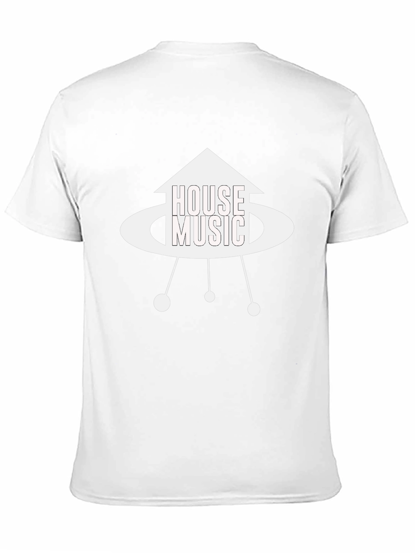 House Music UFO Graphic T-Shirt
