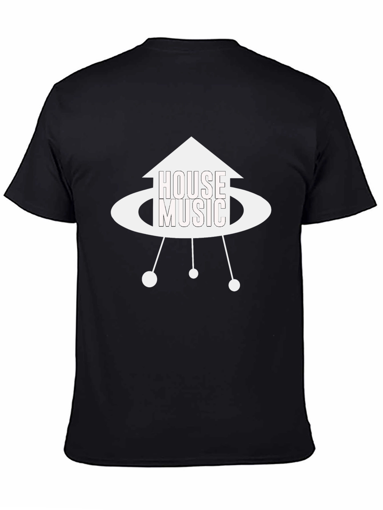 House Music UFO Graphic T-Shirt