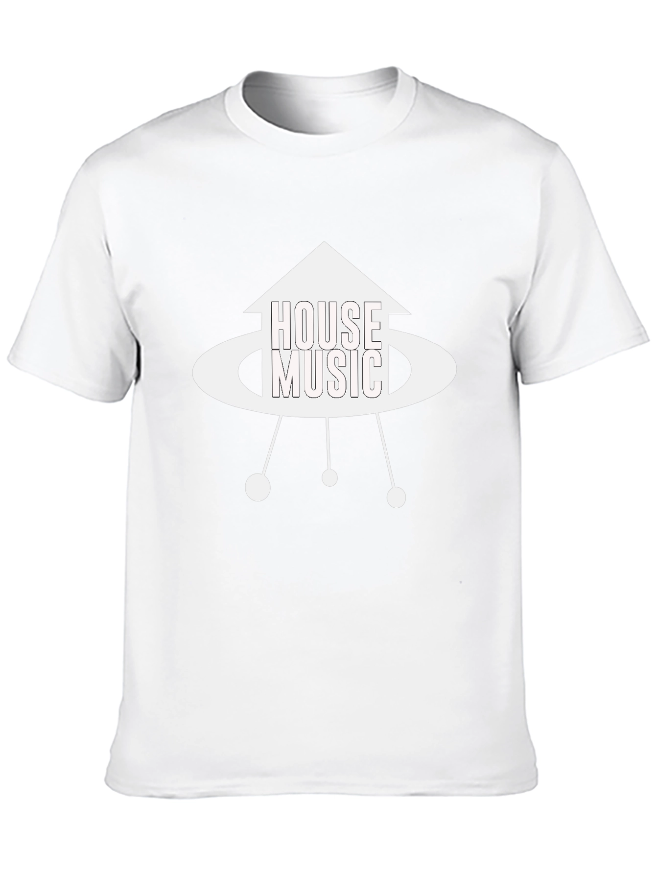House Music UFO Graphic T-Shirt