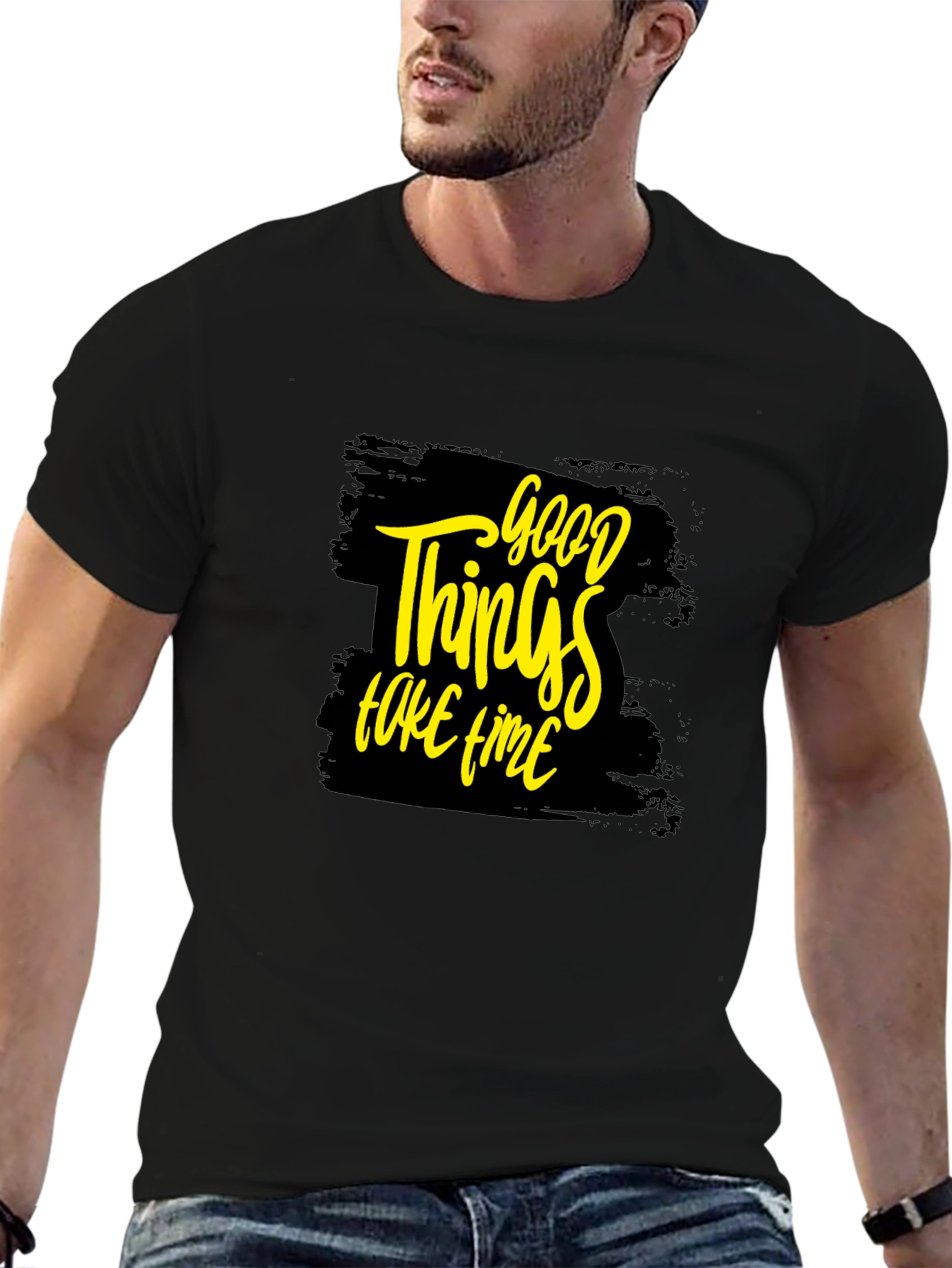 Good Things Take Time T-Shirt - Black