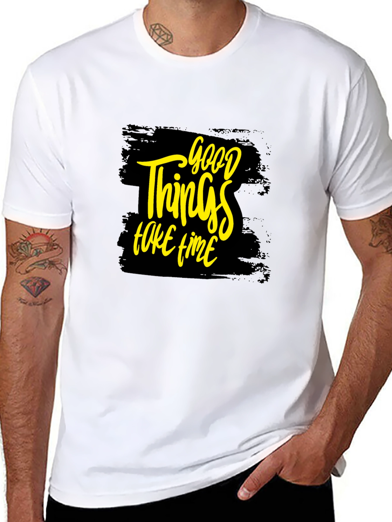 Good Things Take Time T-Shirt - Black