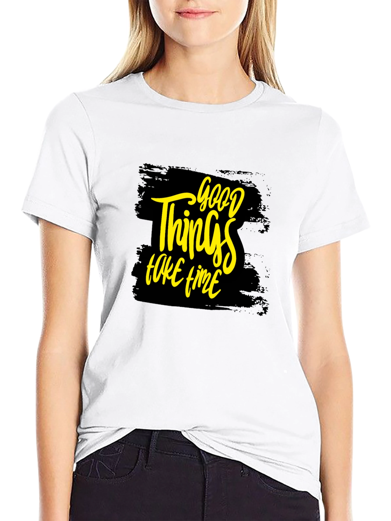 Good Things Take Time T-Shirt - Black