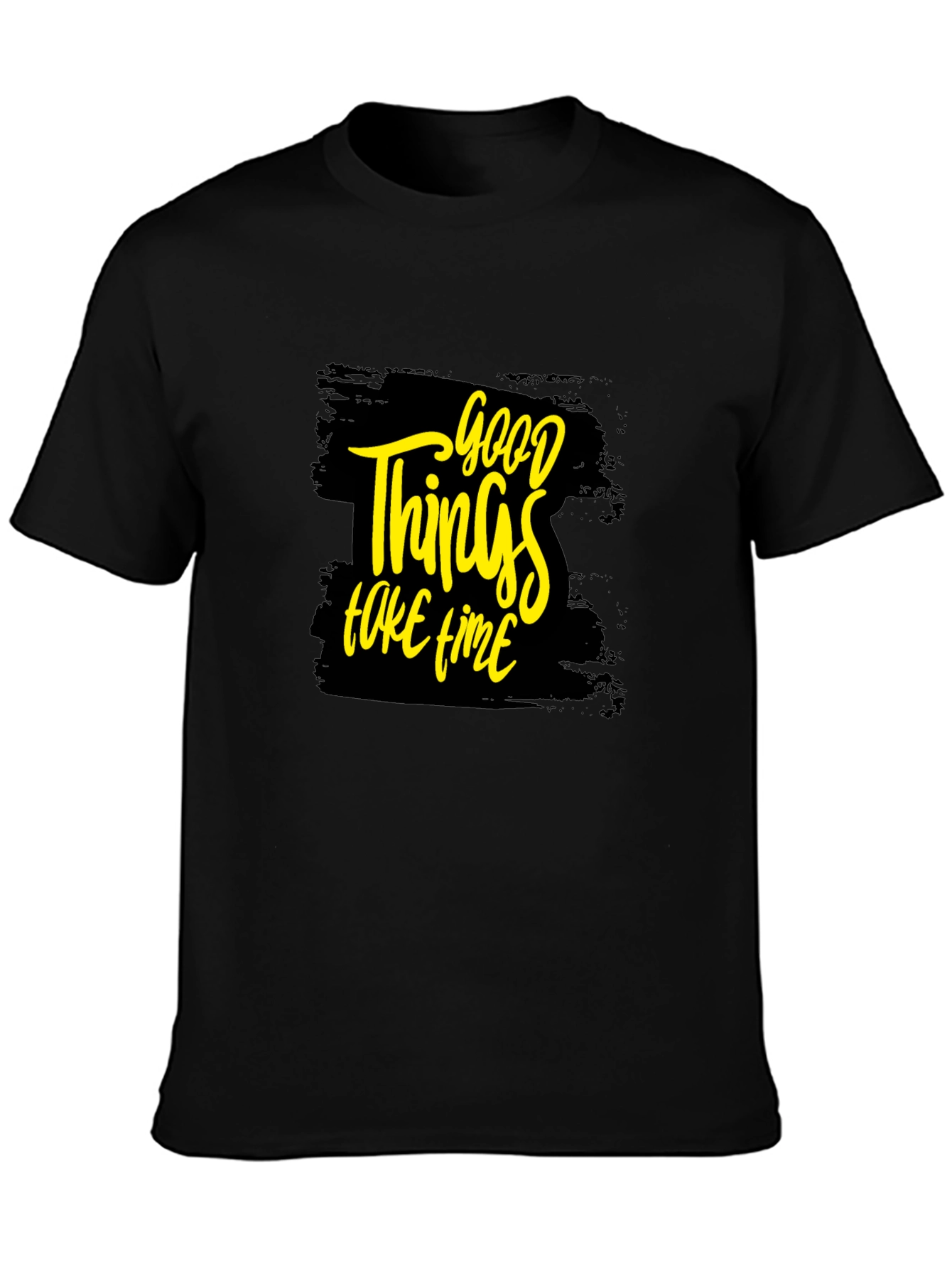 Good Things Take Time T-Shirt - Black