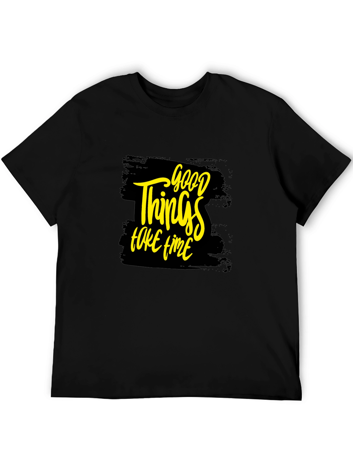 Good Things Take Time T-Shirt - Black