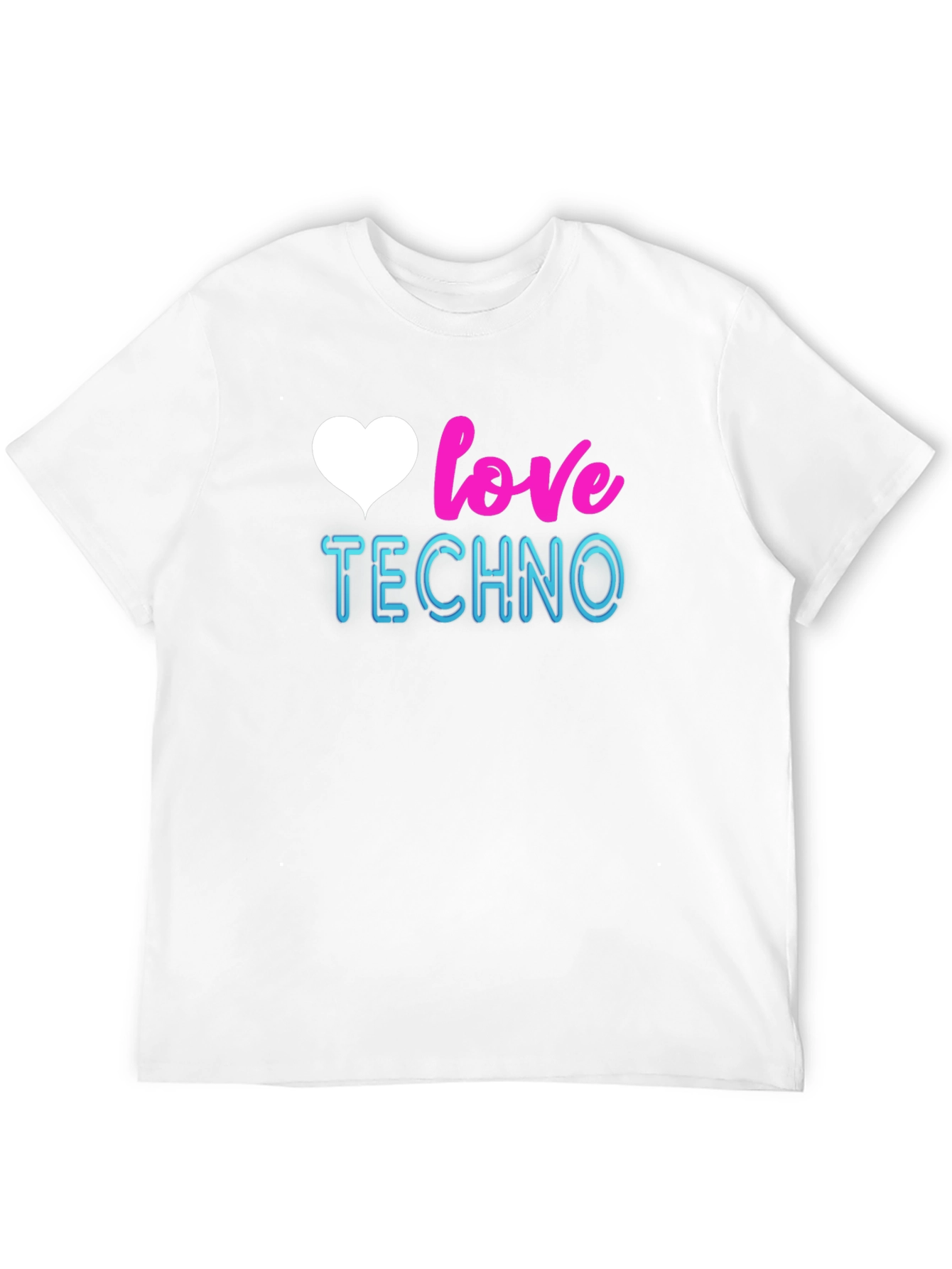 Love Techno Graphic Tee - Stylish EDM Music T-Shirt