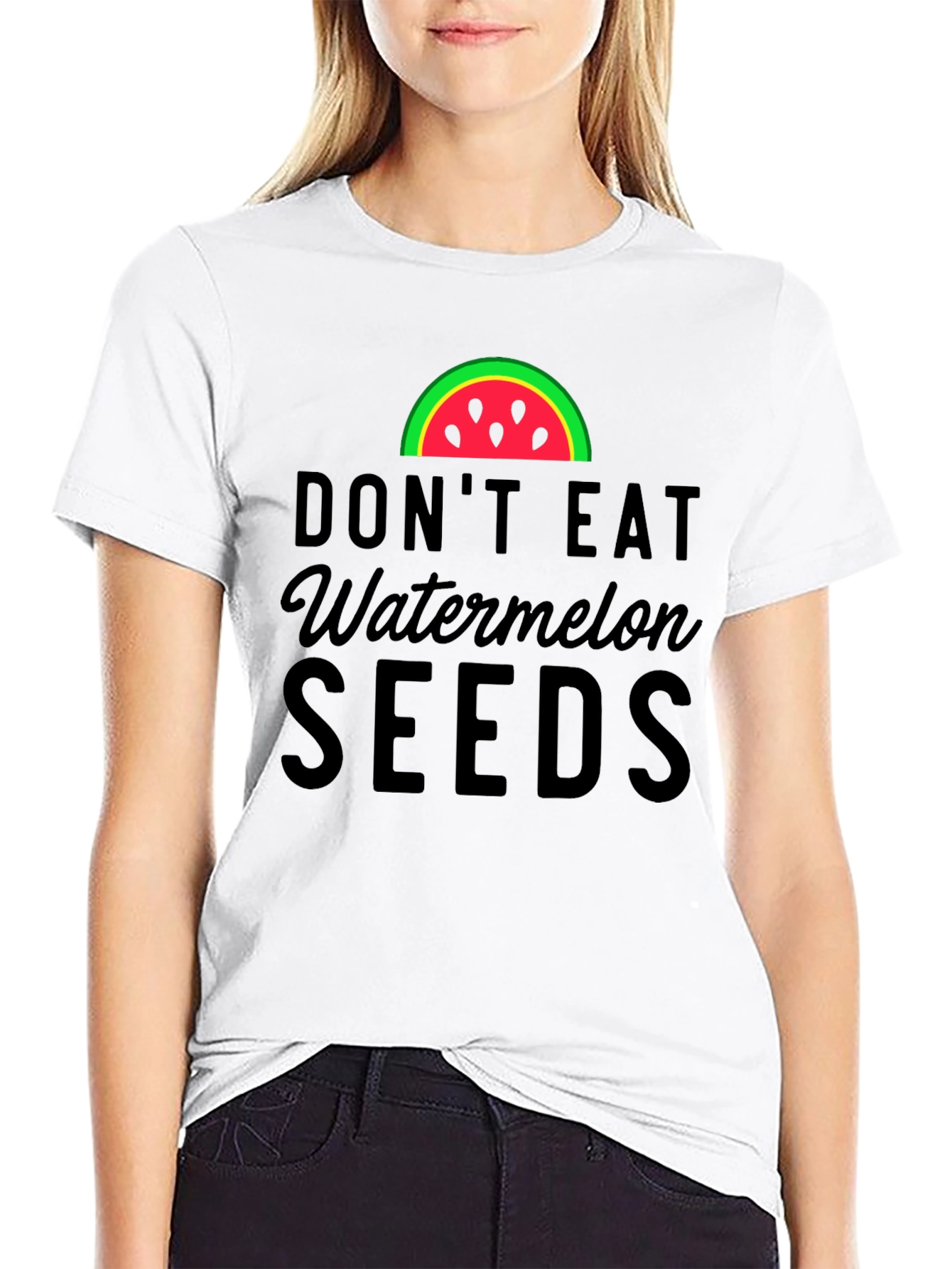 Dont Eat Watermelon Seeds T-Shirt - Funny Graphic Tee