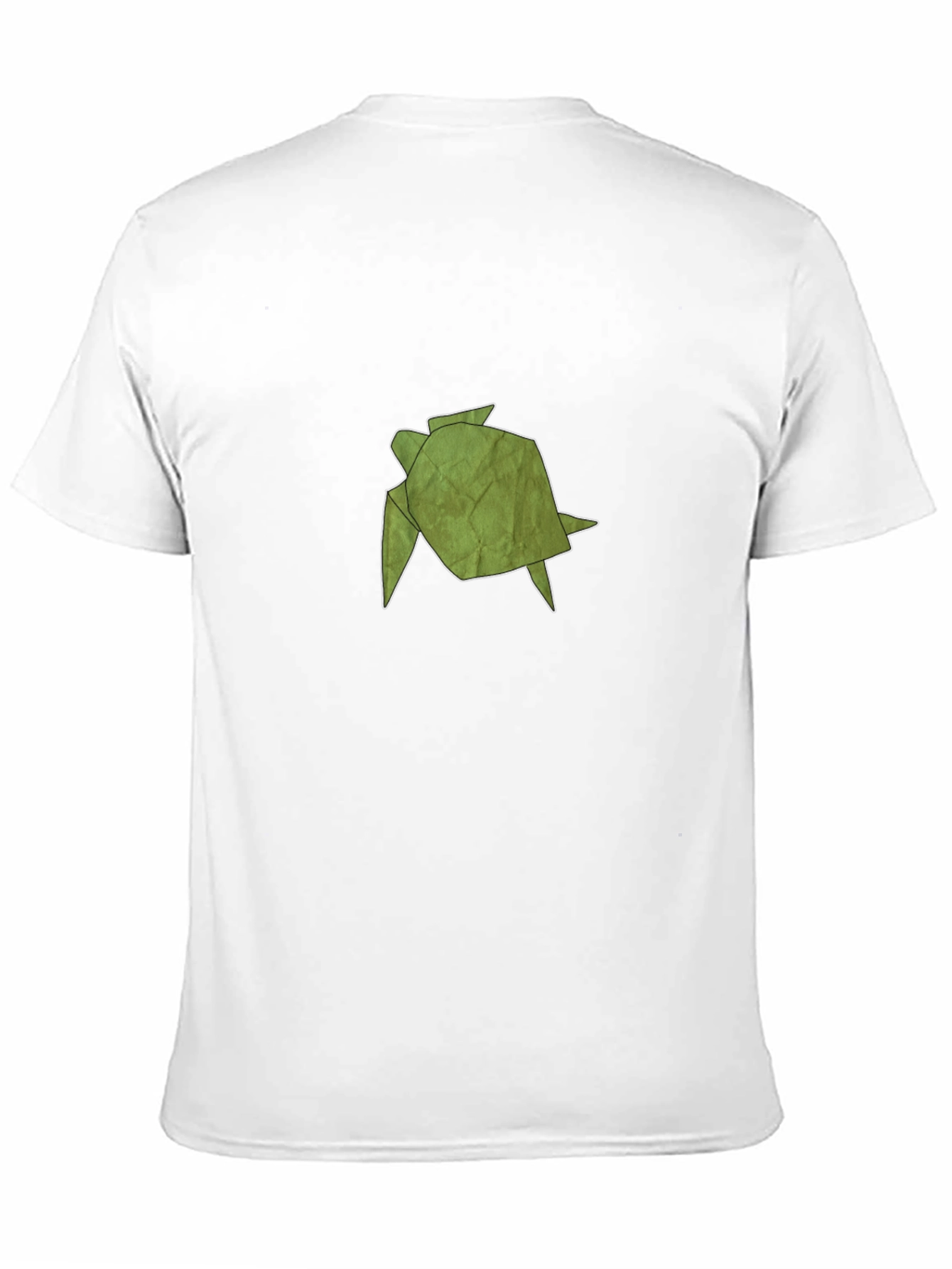 Origami Turtle Graphic Black T-Shirt