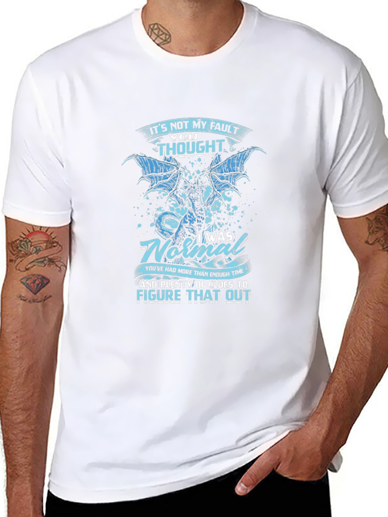 Dragon Graphic T-Shirt - Its Not My Fault