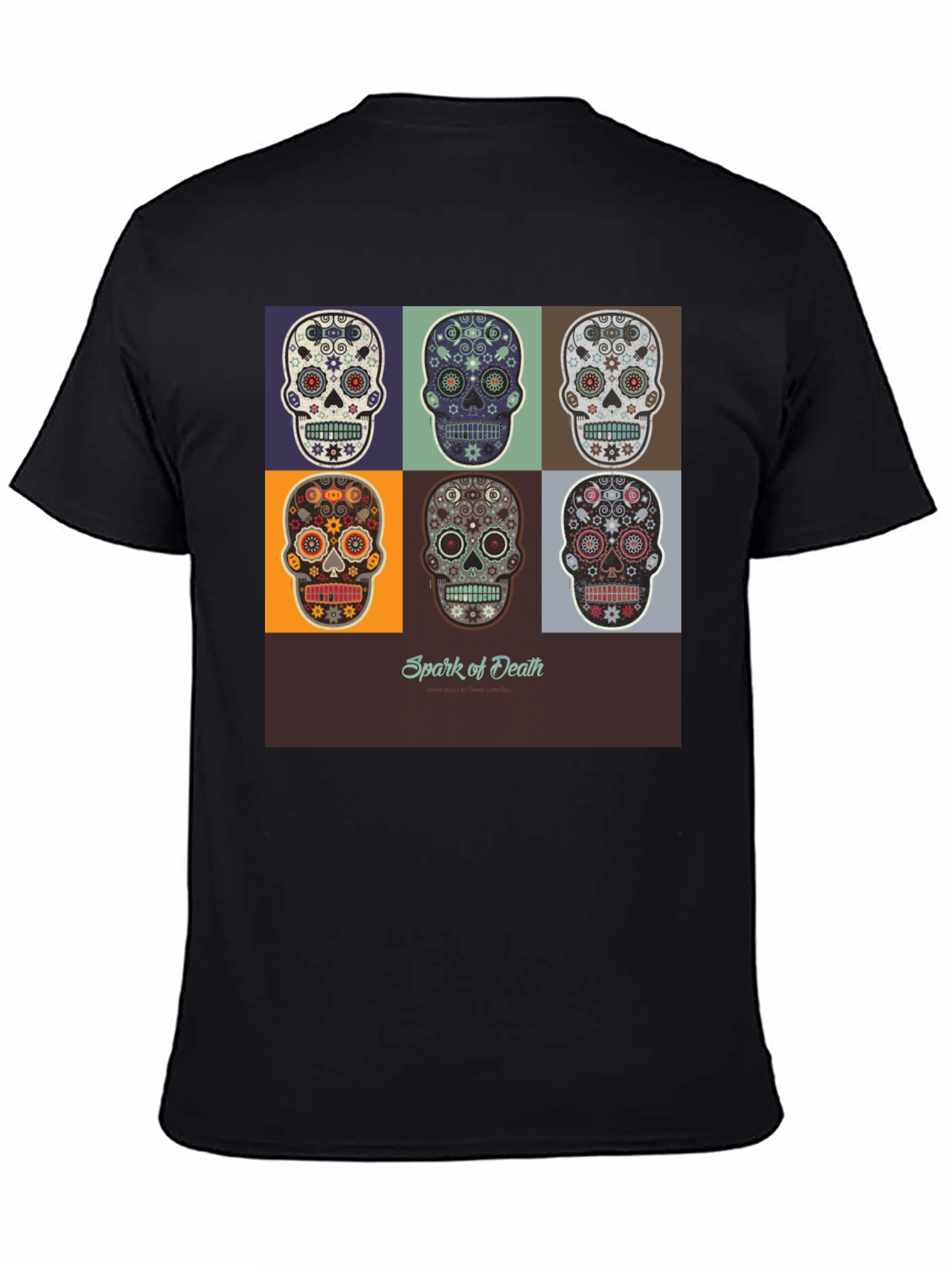 Sugar Skull T-Shirt - Day of the Dead Design