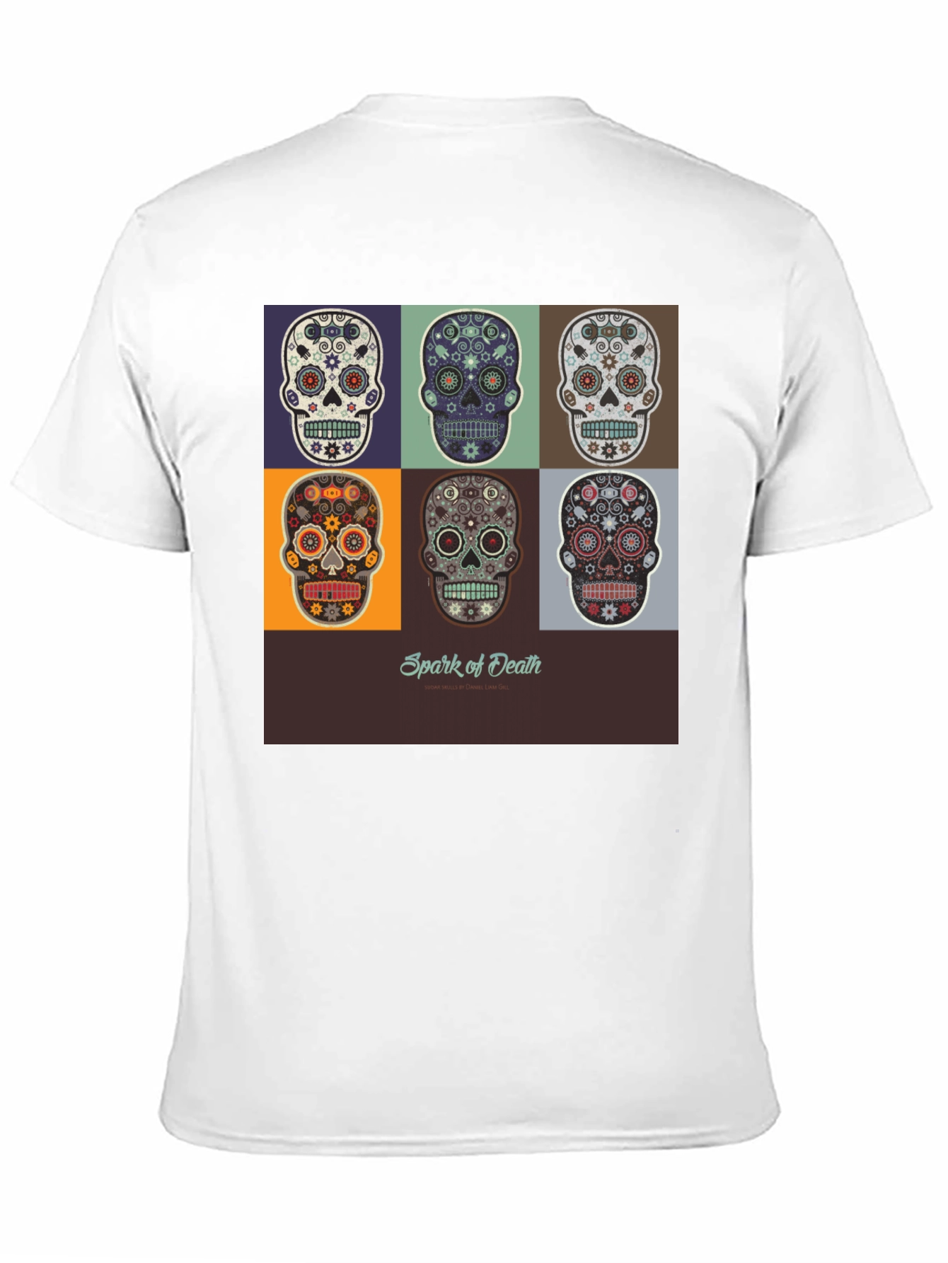 Sugar Skull T-Shirt - Day of the Dead Design