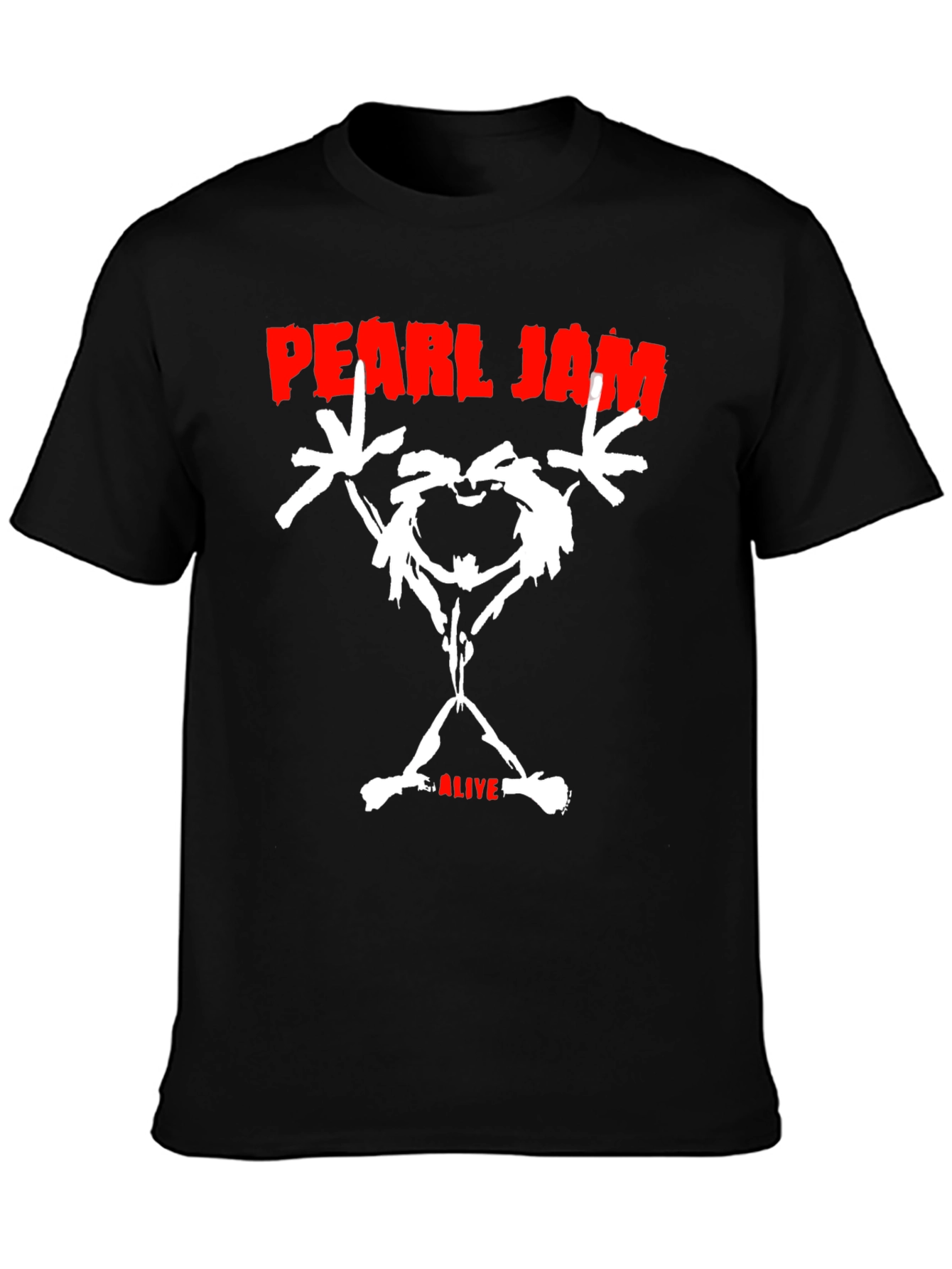 Pearl Jam Alive Band T-Shirt - Black