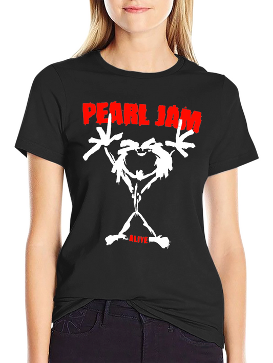 Pearl Jam Alive Band T-Shirt - Black
