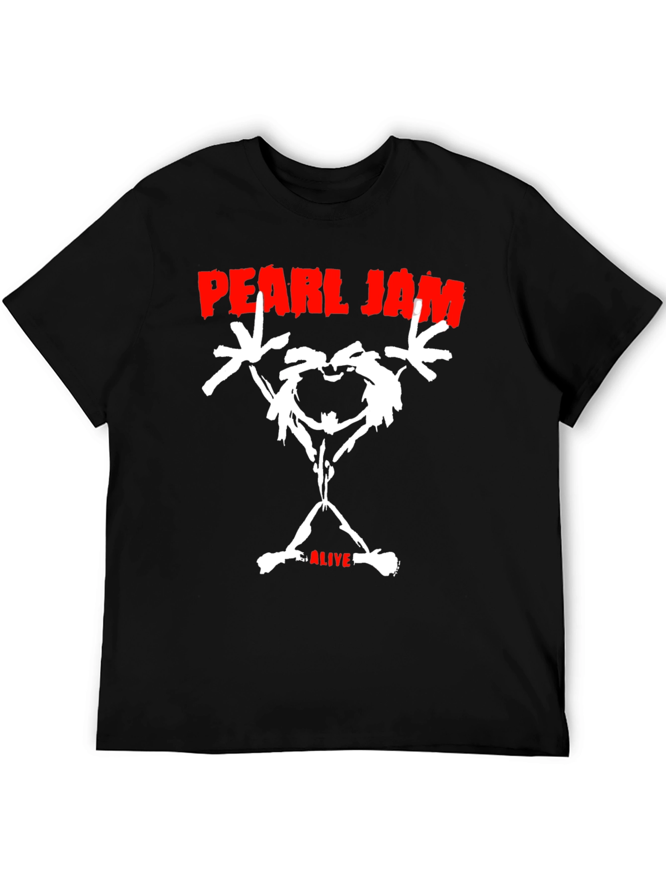 Pearl Jam Alive Band T-Shirt - Black