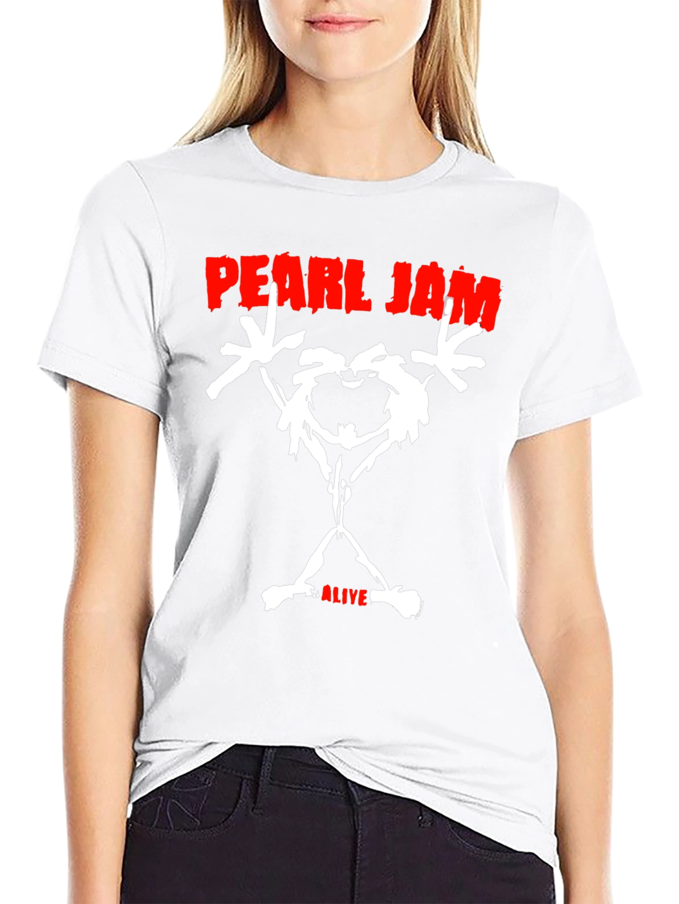 Pearl Jam Alive Band T-Shirt - Black
