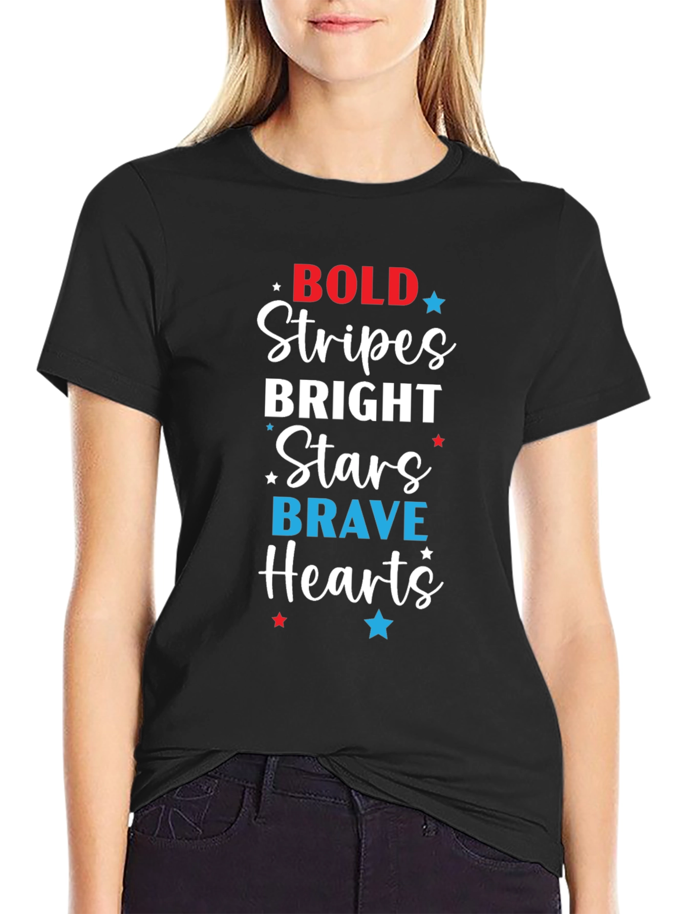 Patriotic Bold Stripes T-Shirt