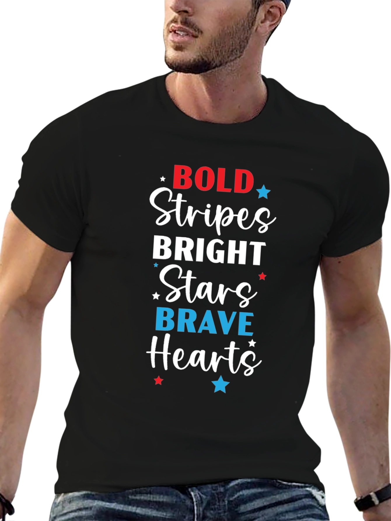 Patriotic Bold Stripes T-Shirt