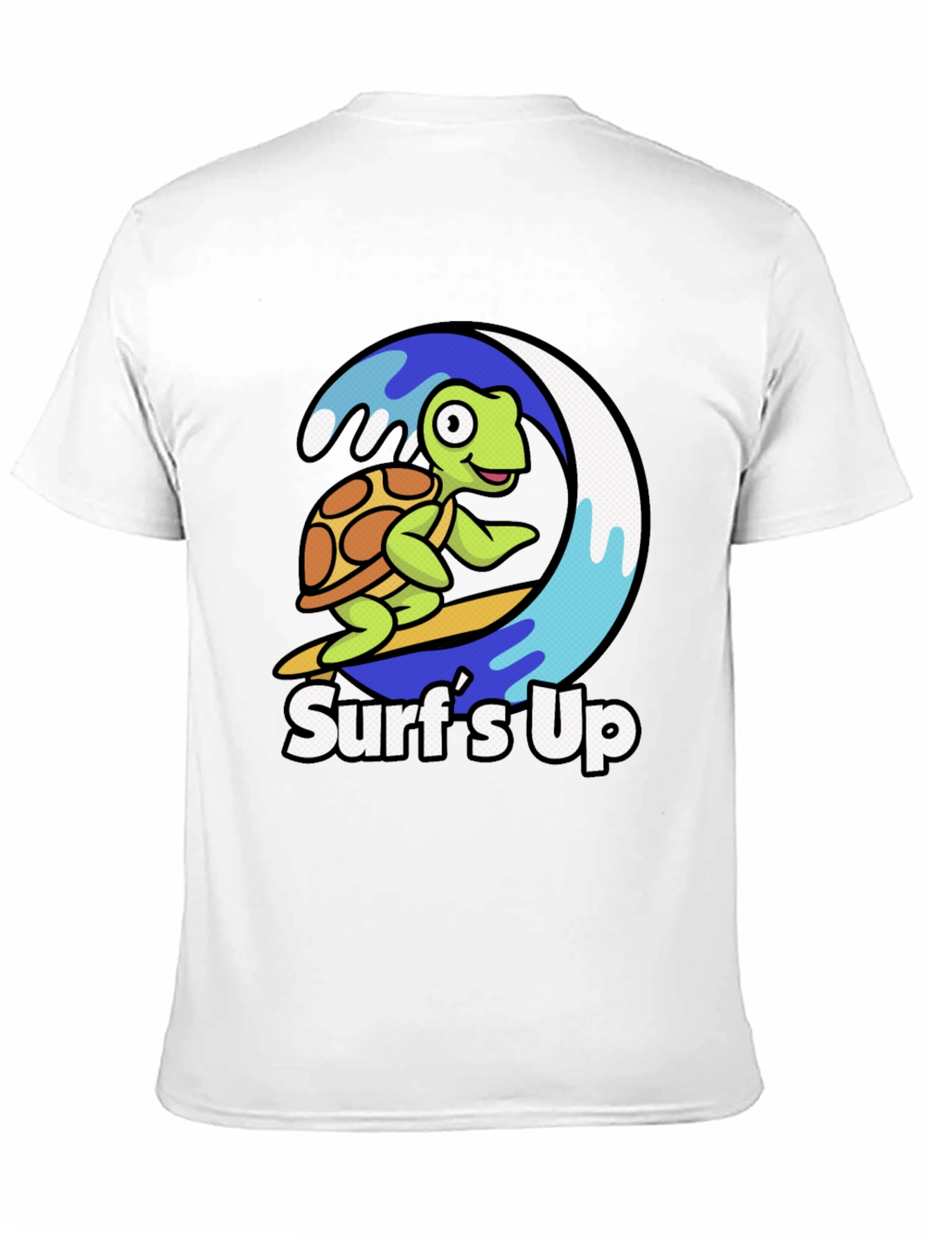 Surfs Up Turtle Graphic T-Shirt