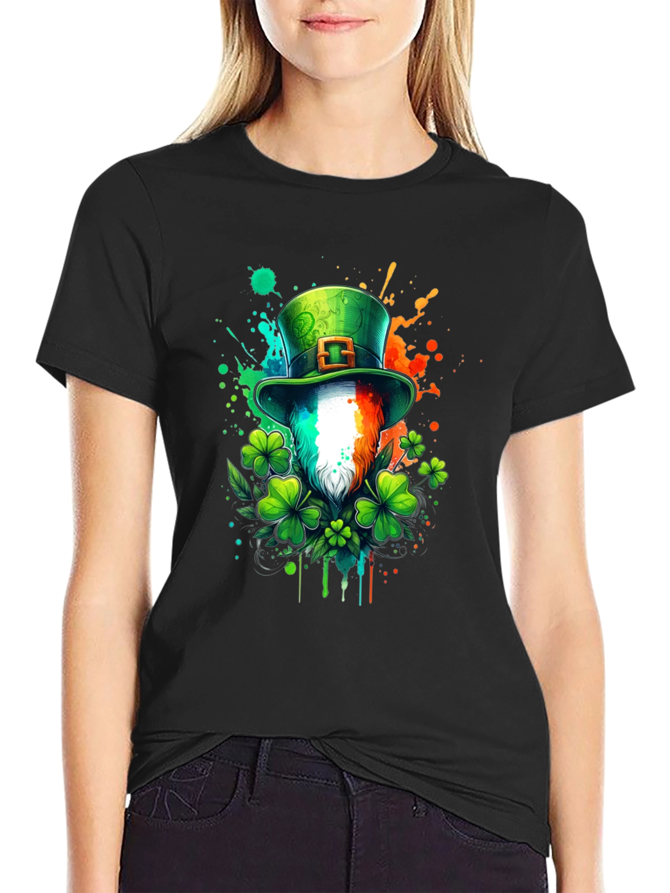 St. Patricks Day Hat Graphic Tee